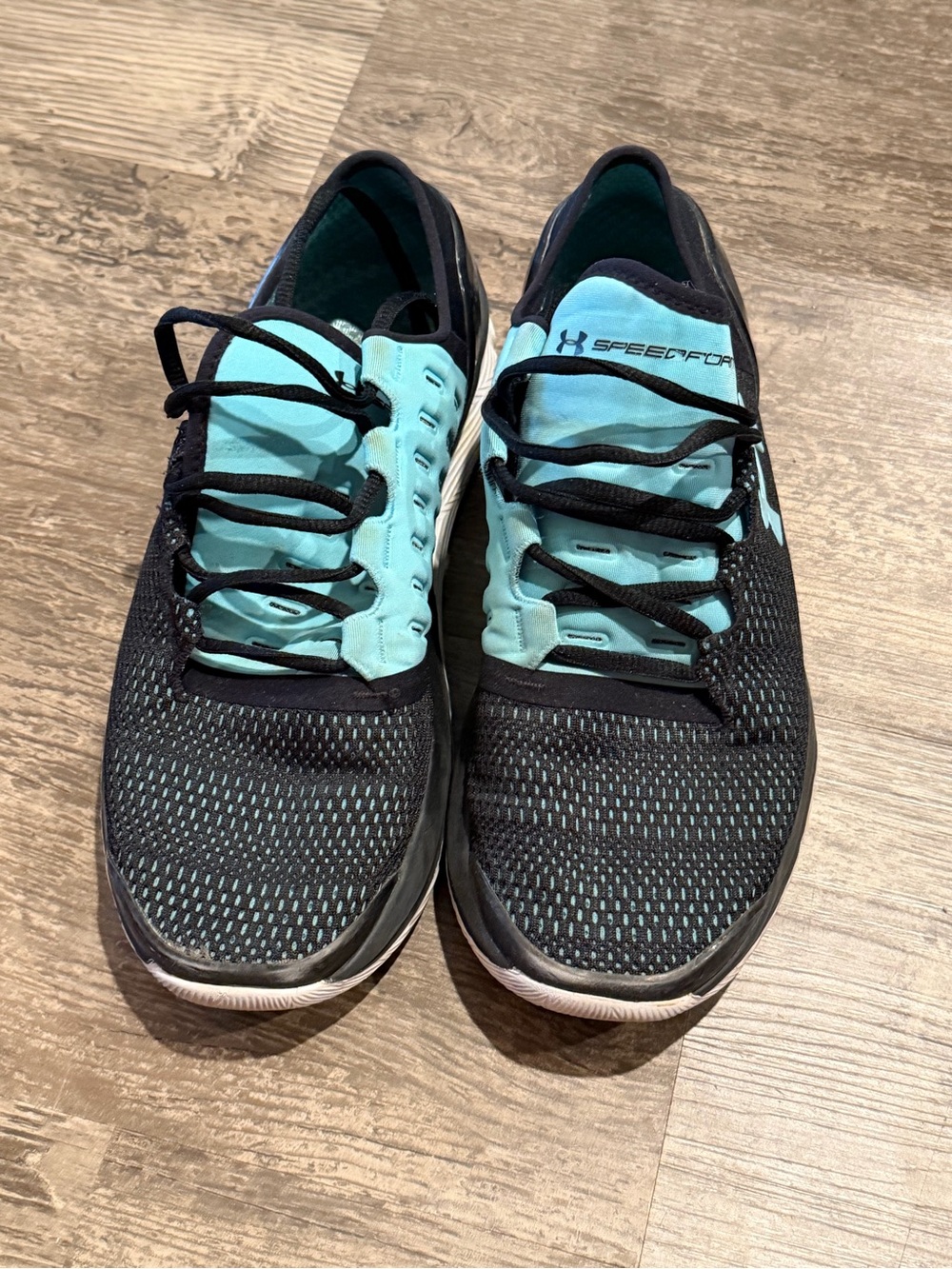 Under Armour Women's SpeedForm Running Shoes - Teal and Black